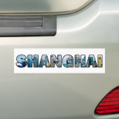 Shanghai China Bumpersticker (Op auto)