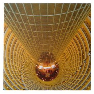 Shanghai China geweldig abstract van Oriental 2 Tegeltje