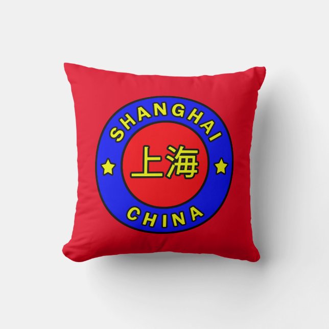 Shanghai China Kussen (Voorkant)