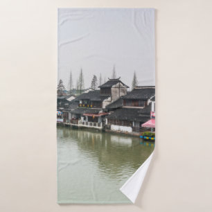 Shanghai, China, Mar 30, 2017, Wooden historic bui