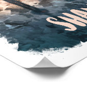 Shanghai China Skyline Watercolor Art Print (Hoek)