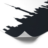 Shanghai, China | Stadscoördinaten Poster (Hoek)