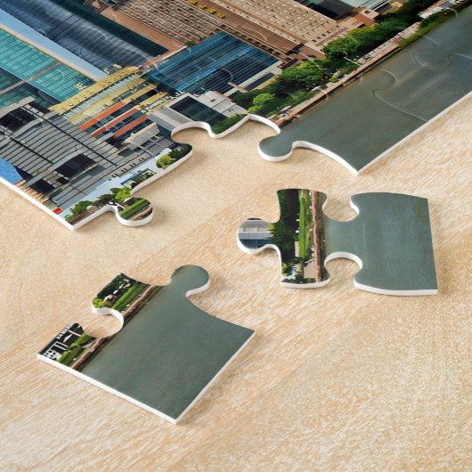 Shanghai, China - Uitzicht uit het Bund Legpuzzel (Zijkant)