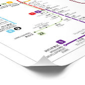 Shanghai INAT-kaart Perfect Poster (Hoek)