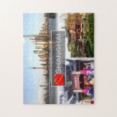 Shanghai - legpuzzel (Verticaal)