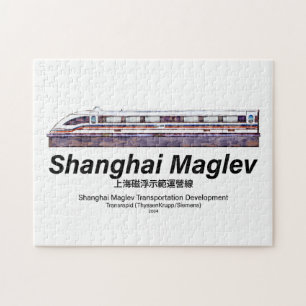 Shanghai Maglev High-Speed SMT Transrapid Train Legpuzzel