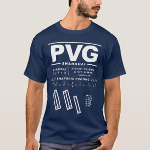 Shanghai Pudong International Airport PVG T-shirt