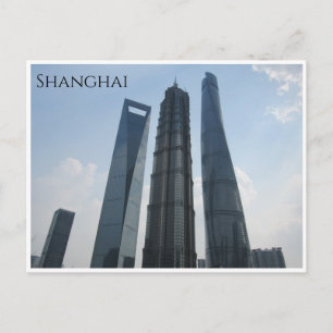 shanghai towers briefkaart