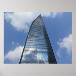 Shanghai Wereld Financieel Centrum China Poster