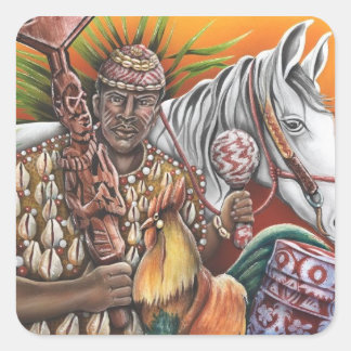 Shango Vierkante Sticker