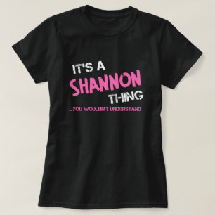 Shannon dat je T-Shirt niet zou begrijpen