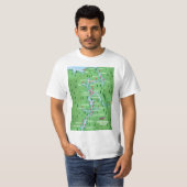 Shannon Ireland Map T-shirt (Voorkant volledig)