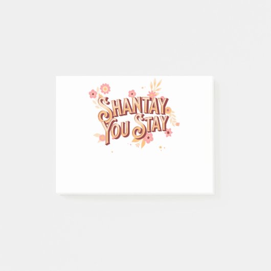 Shantay: Blijf, sleep ras, sleep koningin, sleep L Post-it® Notes (Voorkant)