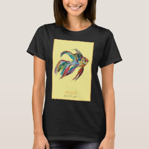 Shanti - kanaliseer de stroom - visillustratie t-shirt