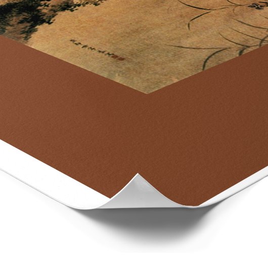 Shanxing Wolf (睒 星 狼)~Greyhound Giuseppe Castiglio Poster (Hoek)