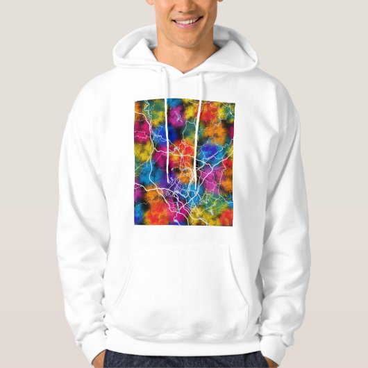 Shaoguan China City Map Hoodie (Voorkant)