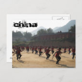 Shaolin Temple Briefkaart (Voorkant / Achterkant)