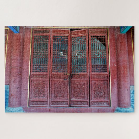 Shaolin Temple Deuren Legpuzzel (Horizontaal)