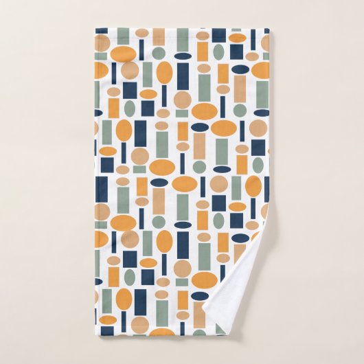 Shape Pattern Bad Handdoek (Handdoek)