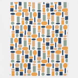 Shape Pattern Fleece Deken