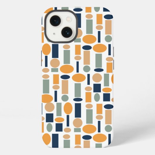 Shape Pattern iPhone Hoesje (Achterkant)