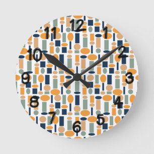 Shape Pattern Ronde Klok