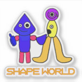 Shape World Sticker (Voorkant)