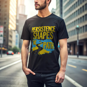 Shape Your Destiny - Typografie van het bochtige p T-shirt