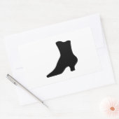 Shapely Victoriaans Boot Elegant  Mode Rechthoekige Sticker (Envelop)