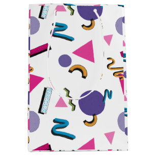 Shapes Gift Bag van 90 jaar Medium Cadeauzakje
