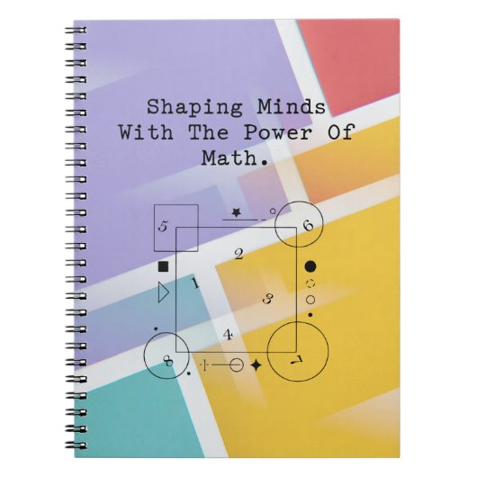 Shaping Minds Math Power | Inspiring Education Notitieboek (Voorkant)