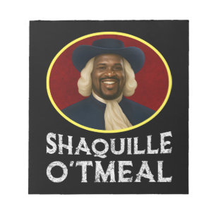 Shaquille Oatmeal Funny Meme Notitieblok