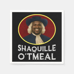 Shaquille Oatmeal Funny Meme Servet