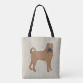 Shar Pei Allover Tas (Achterkant)