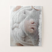 SHAR PEI CHIEN CLOSEUP PUZZLE (Vertical)