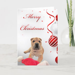 Shar-Pei Christmas Kaart