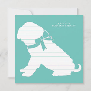 Shar Pei Dog Puppy Bedankkaart