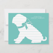 Shar Pei Dog Puppy Bedankkaart (Voorkant)