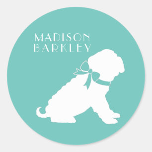 Shar Pei Dog Puppy Ronde Sticker