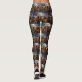 Shar Pei Halloween Spooky Leggings (Achterkant)