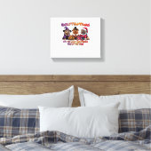 Shar Pei Halloween Thanksgiving Christmas Classic Canvas Afdruk (Insitu (Slaapkamer))