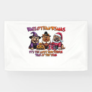 Shar Pei Halloween Thanksgiving Christmas Classic Spandoek