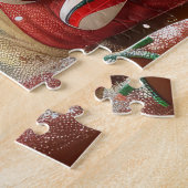 Shar Pei Hond Kerstfeest Legpuzzel (Zijkant)