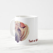Shar Pei Hondenliefhebber Personalized Koffiemok (Voorkant links)