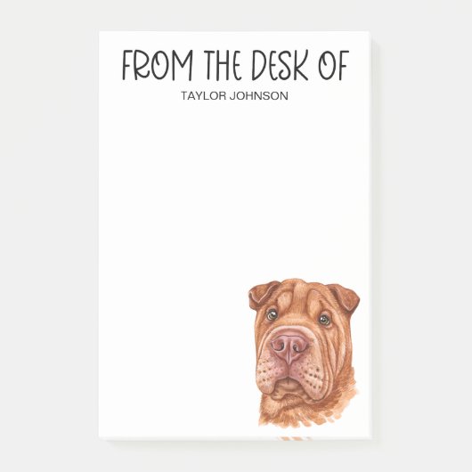 Shar Pei Liefhebber Post-it® Notes (Voorkant)
