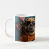 Shar Pei met Hartrozen Valentijnsdag Koffiemok (Links)