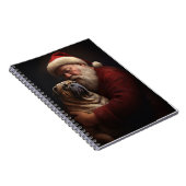 Shar Pei met Sinterklaas Kerstfeest Notitieboek (Rechterzijde)