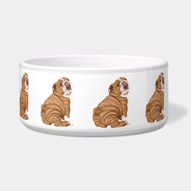 Shar-Pei Personaliseren Voerbakje (Links)