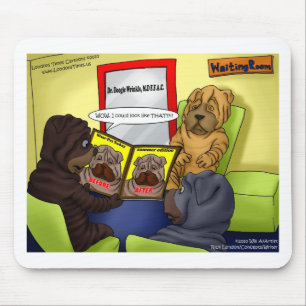 Shar-Pei plastische chirurgie grappige T-shirts mo Muismat