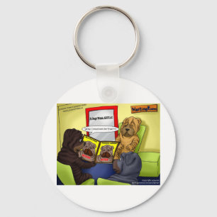Shar-Pei plastische chirurgie grappige T-shirts mo Sleutelhanger